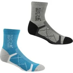 Regatta Womens 2 Pair Outdoor Active Socks