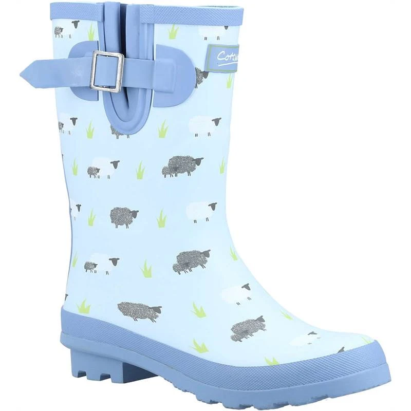 Cotswold Womens Farmyard Mid Rise Wellington Boots 9 Cotswold Womens Farmyard Mid Rise Wellington Boots - Image 9