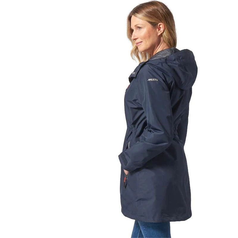Musto Womens Sardinia Long Rain Jacket 5 Musto Womens Sardinia Long Rain Jacket - Image 5