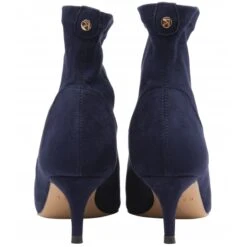 Navy Madruga Pointed-Toe Sock Boots | Ravel -Cots Footwear Shop navy madruga pointed toe sock boots ravel p1345 9055 medium