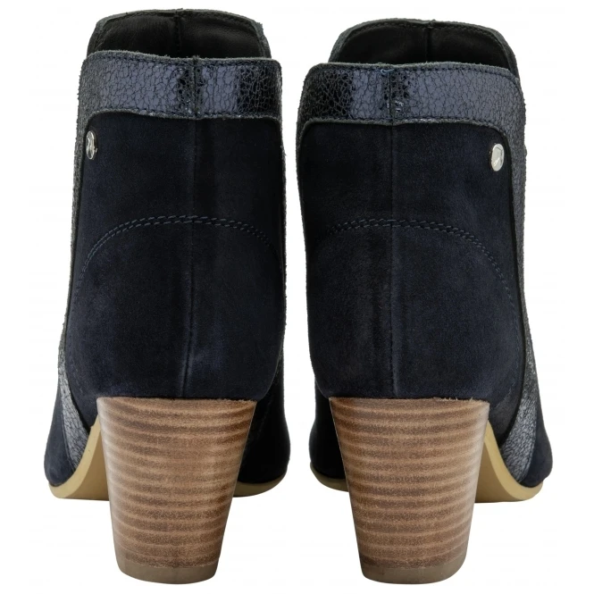 Navy Suede Narin Ankle Boots | Ravel 3 Navy Suede Narin Ankle Boots | Ravel - Image 3