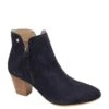 Navy Suede Tulli Ankle Boots | Ravel