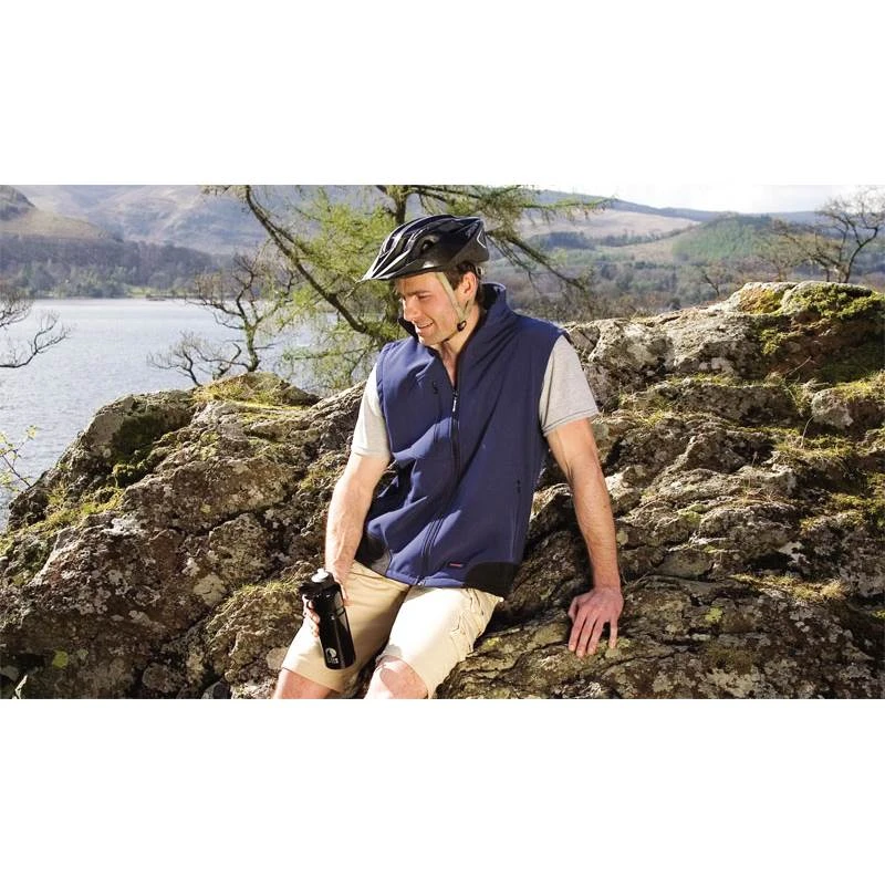 Result Unisex Soft Shell Bodywarmer R123X 4 Result Unisex Soft Shell Bodywarmer R123X - Image 4