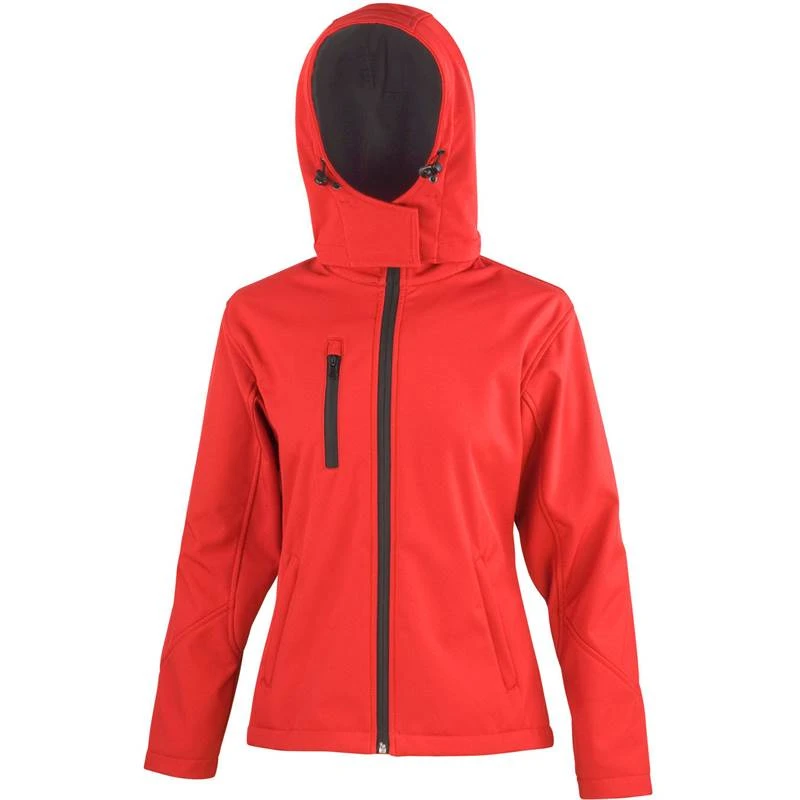 Result Womens TX Performance Hooded Softshell Jacket R230F 2 Result Womens TX Performance Hooded Softshell Jacket R230F - Image 2