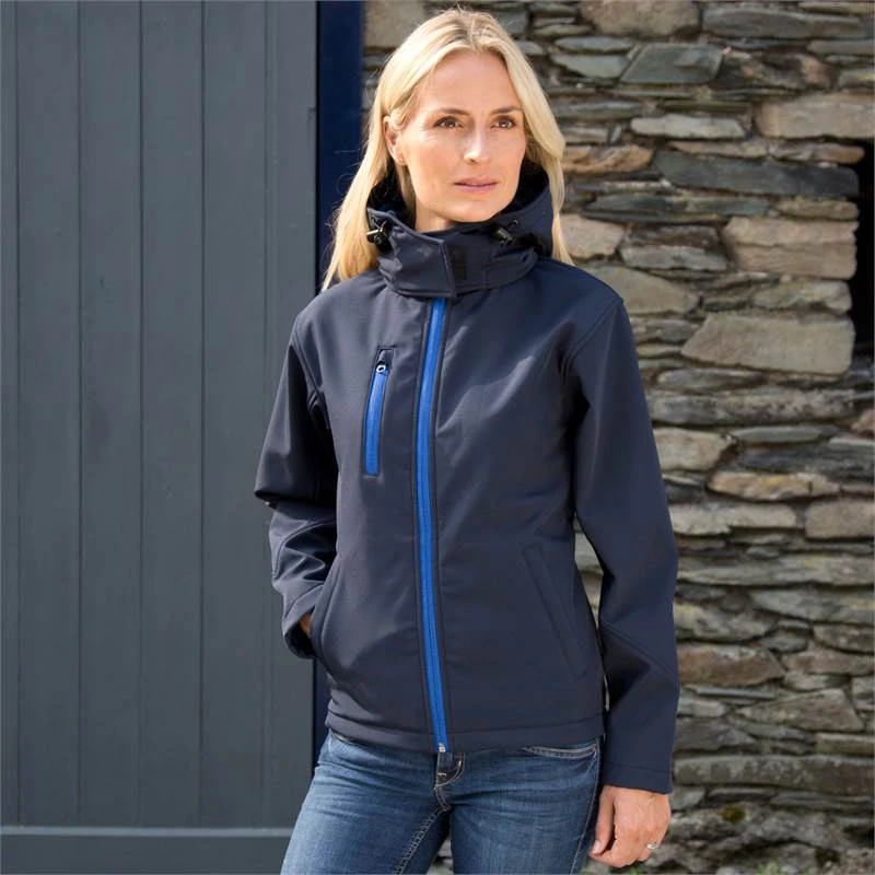 Result Womens TX Performance Hooded Softshell Jacket R230F 6 Result Womens TX Performance Hooded Softshell Jacket R230F - Image 6