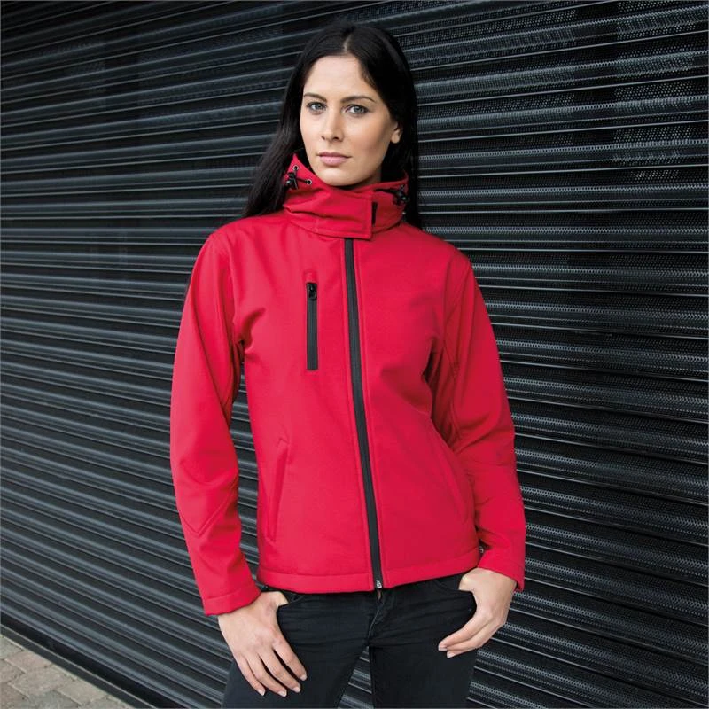 Result Womens TX Performance Hooded Softshell Jacket R230F 7 Result Womens TX Performance Hooded Softshell Jacket R230F - Image 7