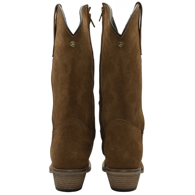 Rust Suede Taylor Cowboy Boots | Ravel 3 Rust Suede Taylor Cowboy Boots | Ravel - Image 3