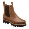 Tan Leather Abbey Pull-On Chelsea Boots | Ravel