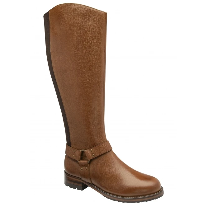 Tan Leather Dunmore Knee High Boots | Ravel 1 Tan Leather Dunmore Knee High Boots | Ravel