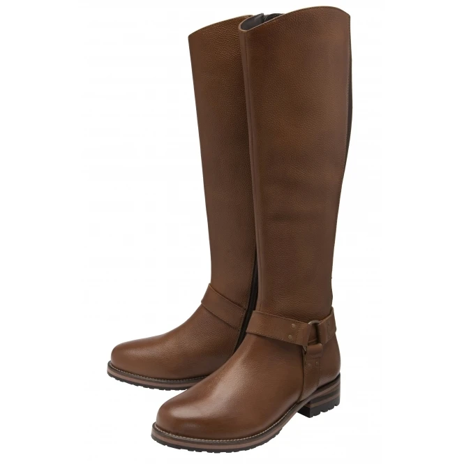 Tan Leather Dunmore Knee High Boots | Ravel 2 Tan Leather Dunmore Knee High Boots | Ravel - Image 2