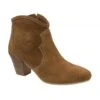 Tan Suede Teelin Heeled Ankle Boots | Ravel