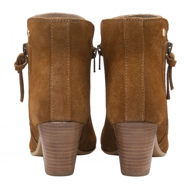 Tan Suede Tulli Ankle Boots | Ravel 3 Tan Suede Tulli Ankle Boots | Ravel - Image 3