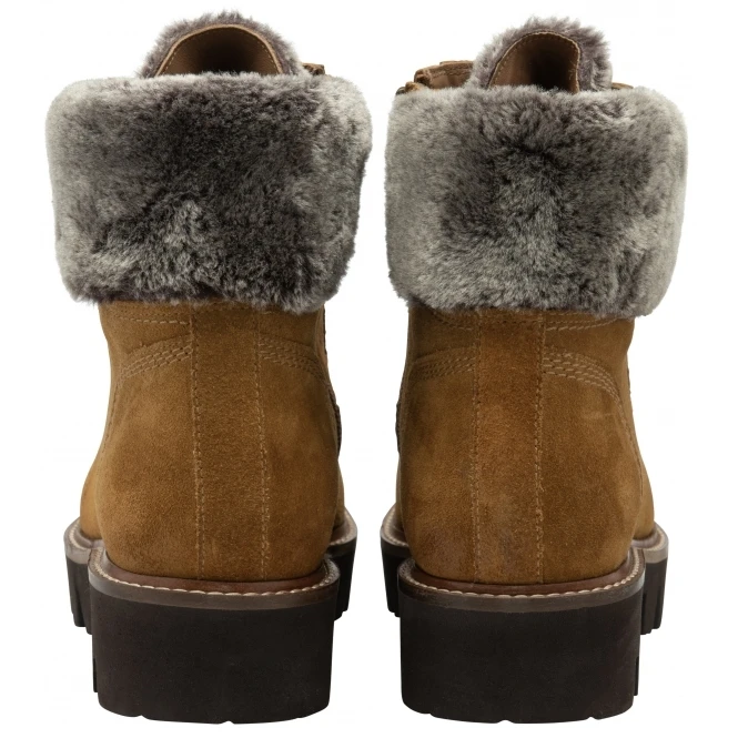 Tan Suede Ventry Flat Ankle Boots | Ravel 3 Tan Suede Ventry Flat Ankle Boots | Ravel - Image 3